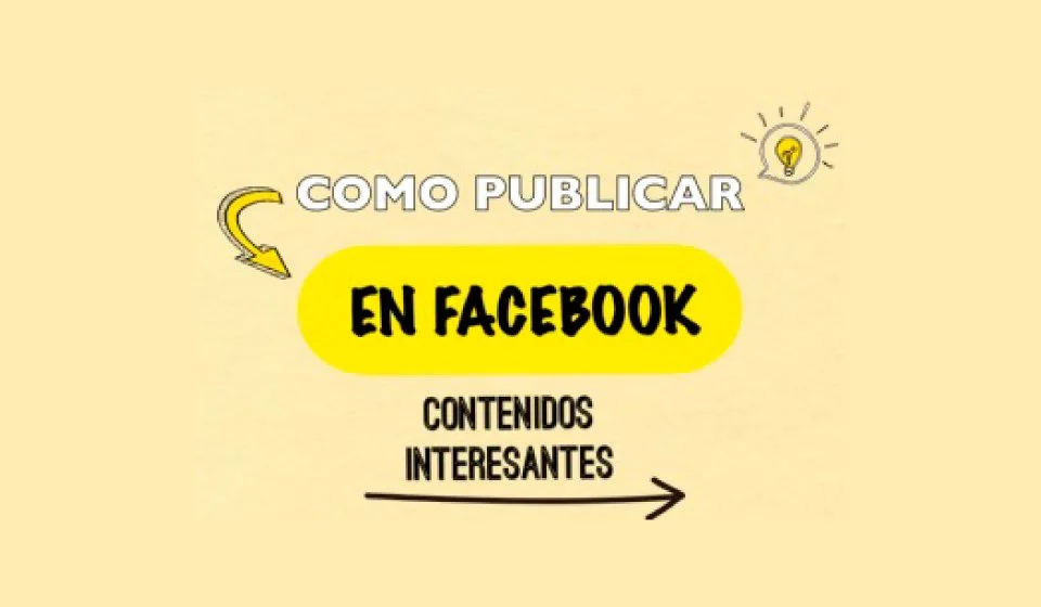 Como publicar en Facebook
